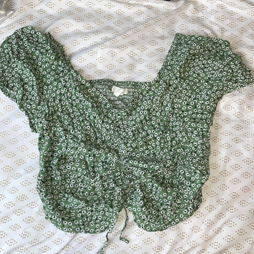 Floral crop top